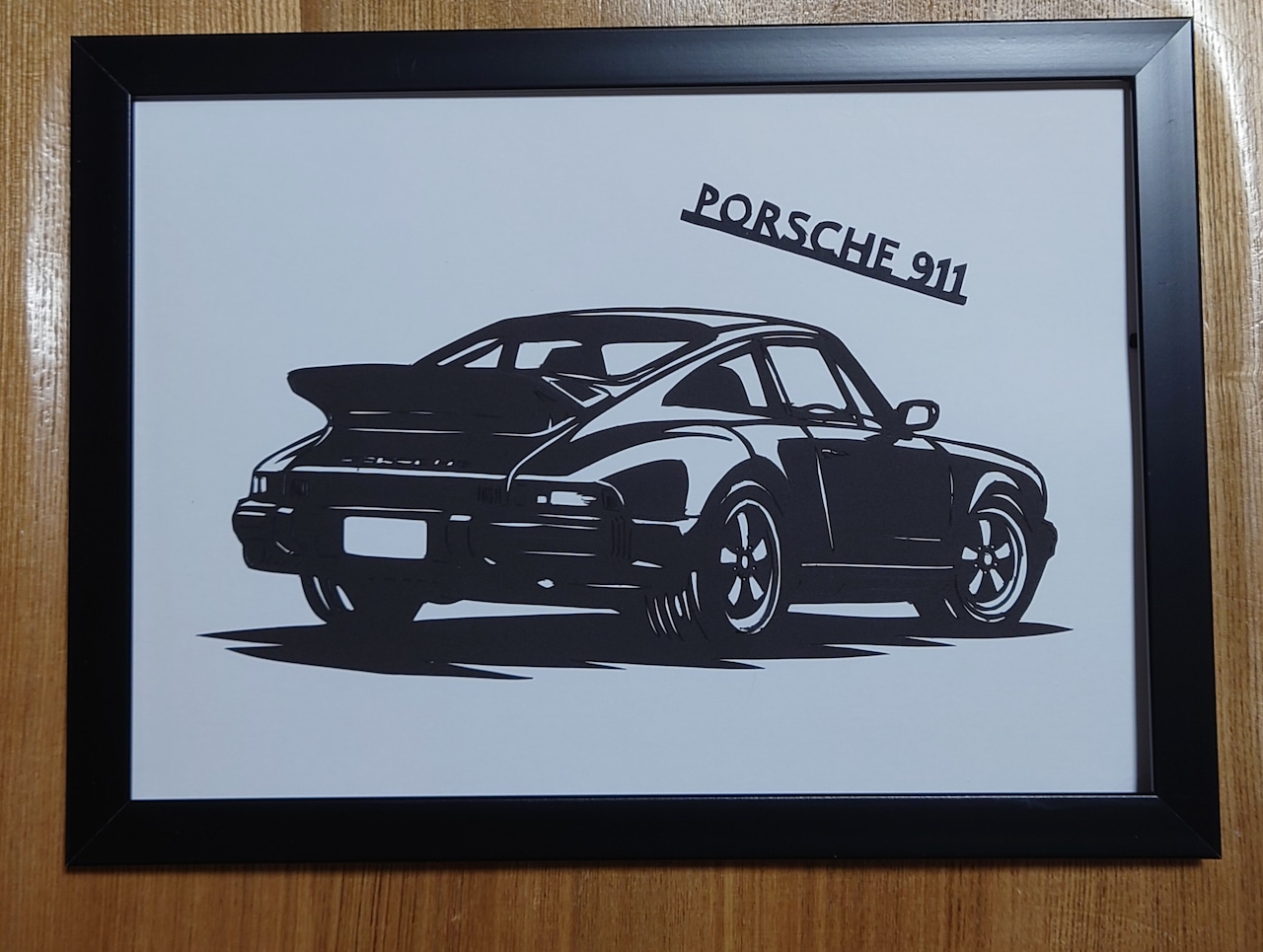 切り絵 ポルシェ 911