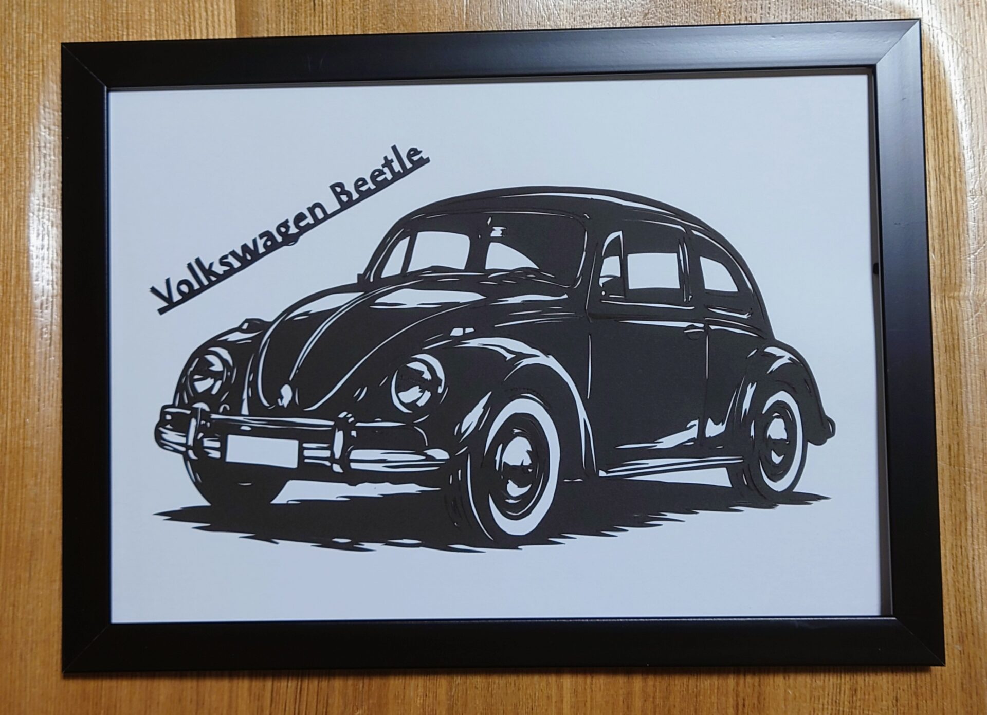 切り絵 フォルクスワーゲン