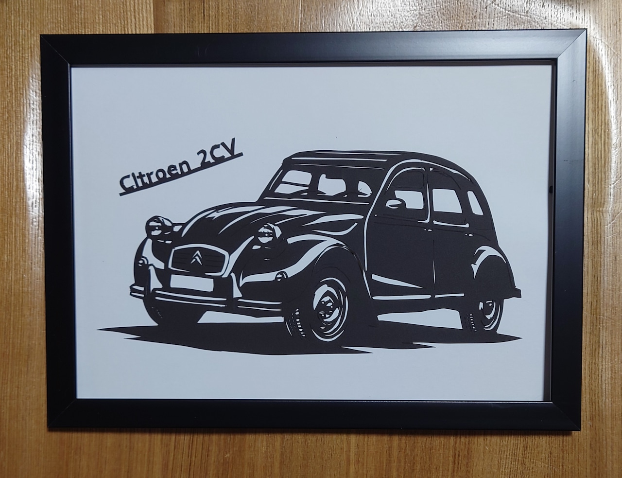 切り絵 シトロエン CV2